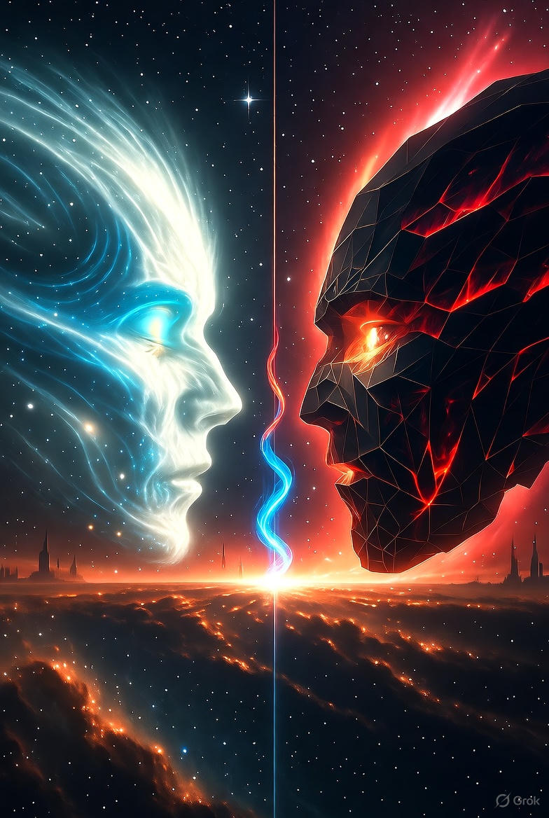 Star Wars vs Battlestar Galactica ships in space